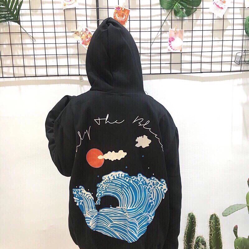 Áo Hoodie nam nữ Sóng Biển