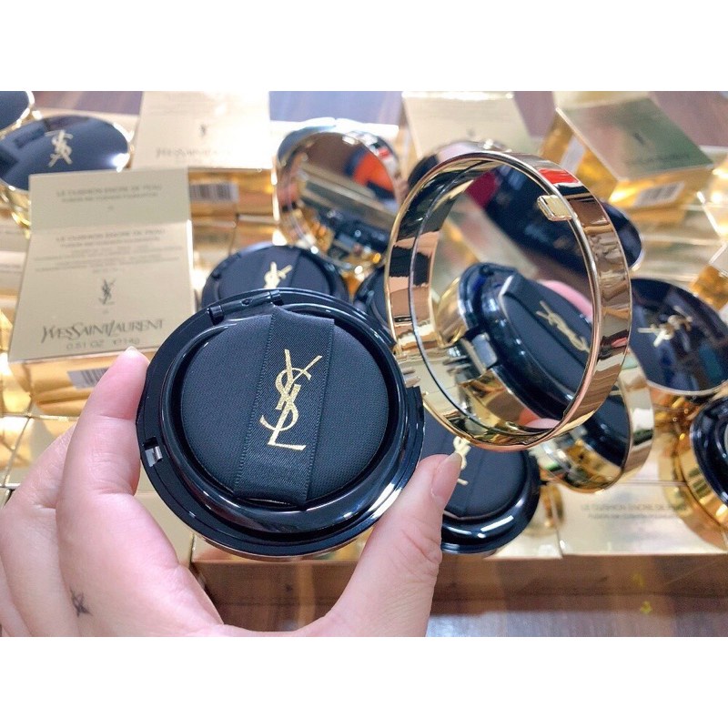 Phấn Nước YSL Cho Da Dầu, Mụn All Hours Cushion Foundation 14g màu 20 | BigBuy360 - bigbuy360.vn