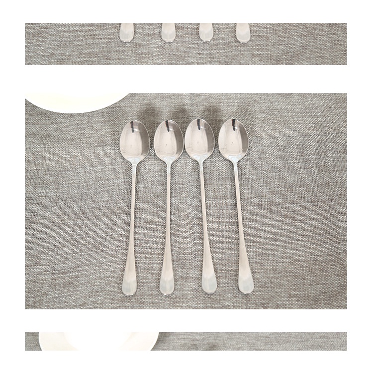 Thìa Inox Cán Dài / Muỗng Pha Cafe, Sinh Tố Phong Cách HÀN QUỐC Tiện Dụng- Phukientuiloc.com