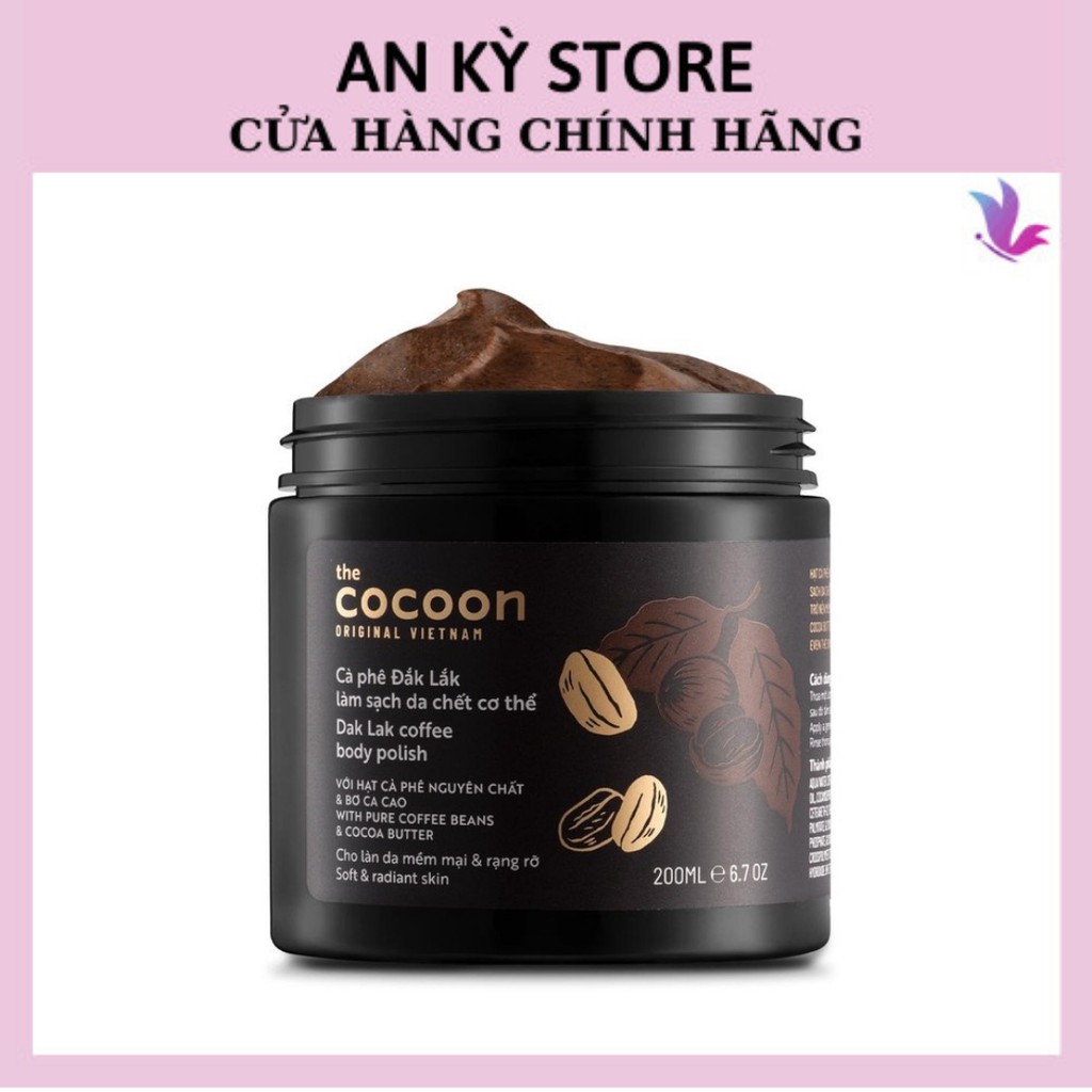 Tẩy Da Chết Toàn Thân COCOON Chiết Xuất Cà Phê 200ml