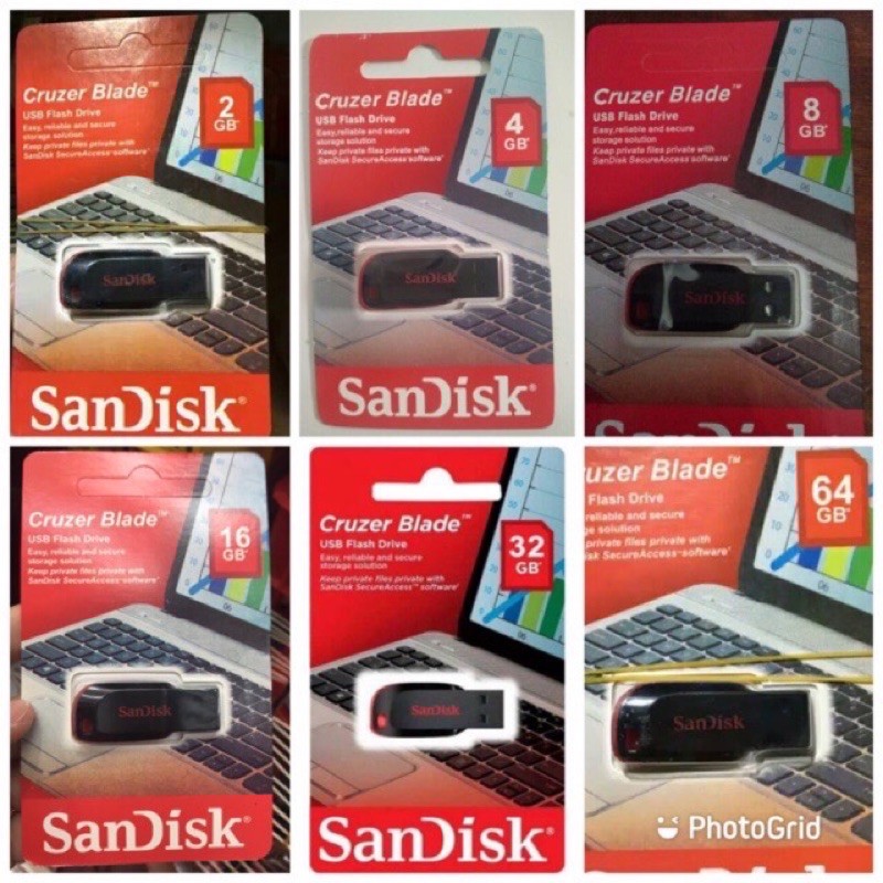 Thẻ Nhớ Flashdisk Sandisk 2gb / 4gb / 8gb / 16gb / 32gb / 64gb