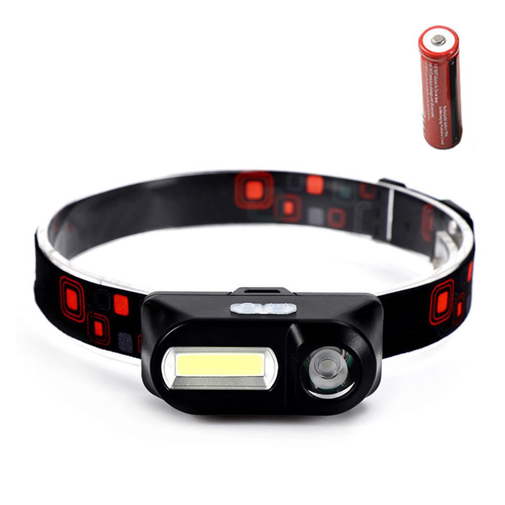 Đèn Pha Đội Đầu Bằng ABS Đa Năng Kèm Sạc USB Tùy Chỉnh Độ Sáng Tiện Dụng Cho Câu Cá Khẩn Cấp