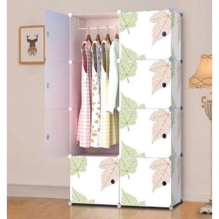 Tủ nhựa ghép - Tủ quần áo 8 ngăn size to, 20 lựa chọn
