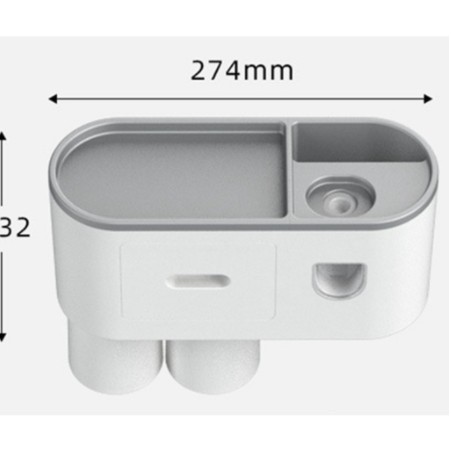 Nhả Kem Đánh Răng Tự Động Lắp Đặt Dính Tường Phòng Tắm Thông Minh OENON 1-2-3-4