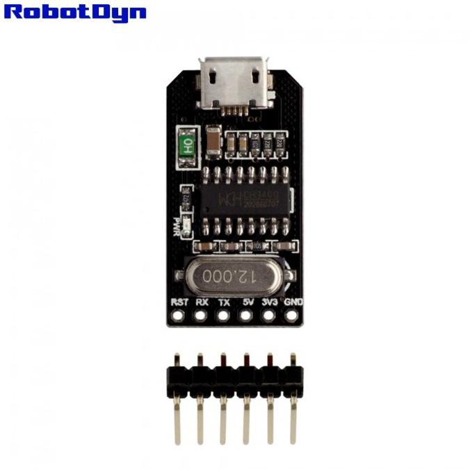 Mới Bộ Tải Chuyển Đổi Micro Usb Sang Serial Ttl + Pin Cho Arduino Promini