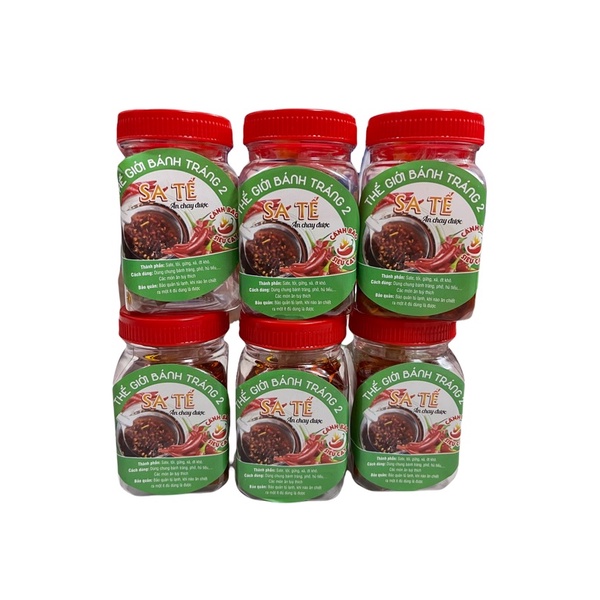 Sa tế cay thơm Tây Ninh dùng chung bánh tráng hủ 100gr!