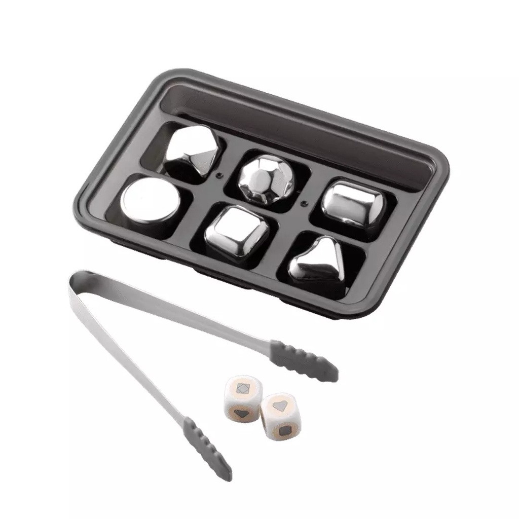 Đá lạnh vĩnh cửu Circle Joy CJ-BK02  6 viên đá inox cao cấp chính hãng - Minh Tín Shop