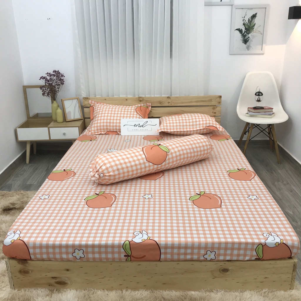 Drap Giường  Bộ Ga Gối (Ga Trải Giường) Cotton Poly  Mềm Mịn 💞 Drap + 2 Vỏ Gối Hot Trend 2021 | BigBuy360 - bigbuy360.vn