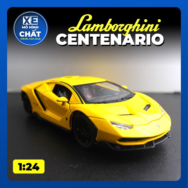 Xe Mô Hình Tĩnh Bằng Kim Loại Lamborghini Centenario LP770-4 1:24