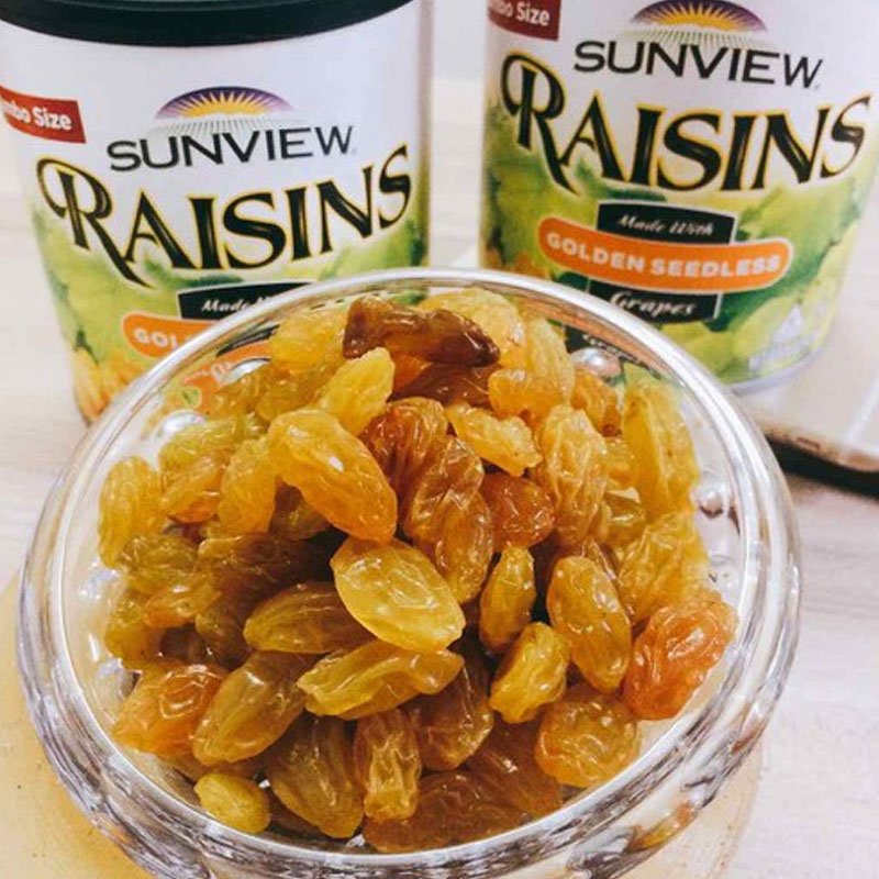 Nho Khô Mỹ Vàng Sunview Raisins 425g