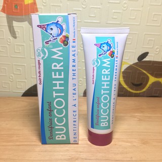 Kem đánh răng hữu cơ trẻ em vị Red Berries Buccotherm 50ml (trên 3 tuổi)
