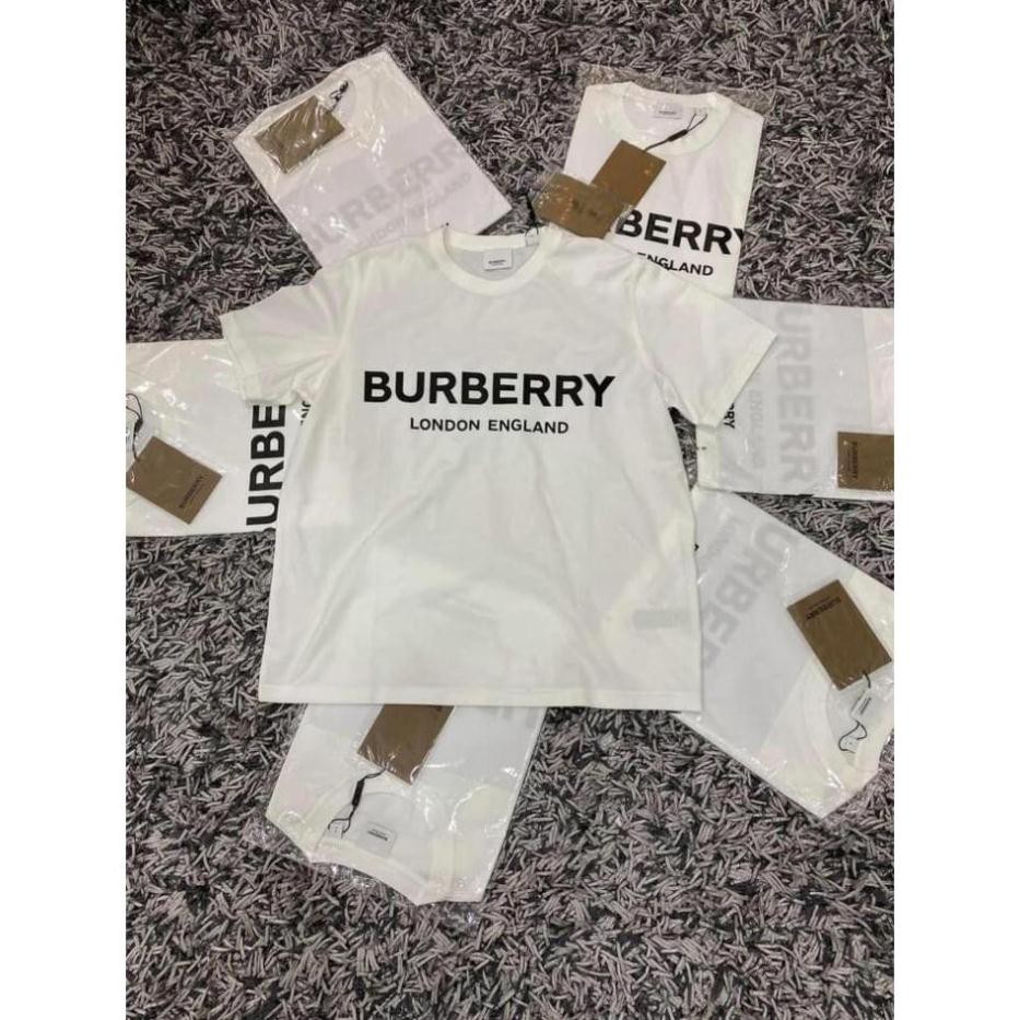 ÁO THUN NHŨ BẠCUNISEX IN CHỮ BURBERRY[ XẢ LỖ LẤY TƯƠNG TÁC ]