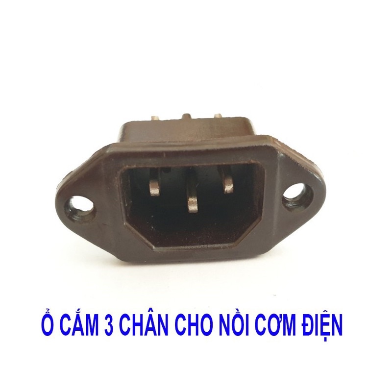 Ổ cắm 3 chân cho nồi cơm điện