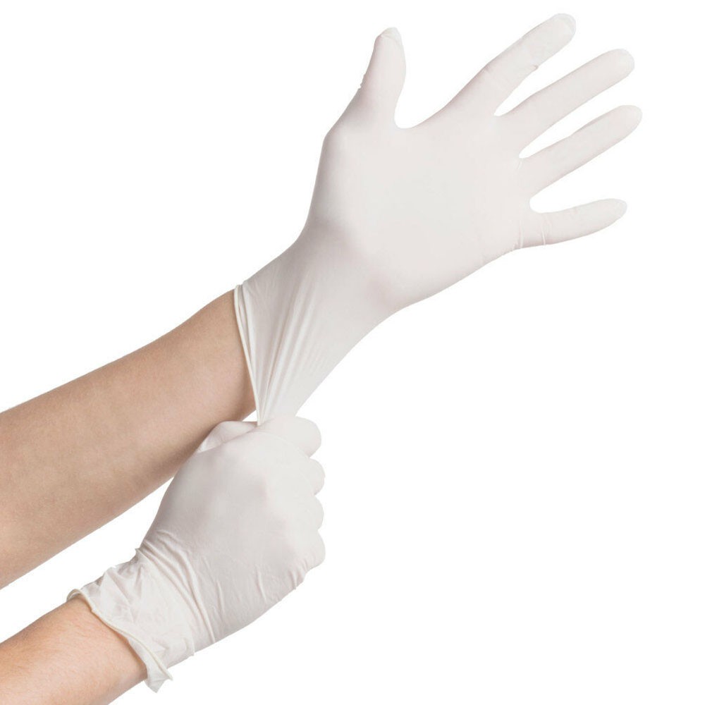 GĂNG TAY V GLOVE HỘP 100 CÁI (CÓ BỘT)