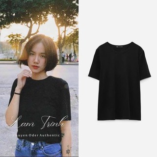 áo phông basic hai màu đen trắng pull&bear