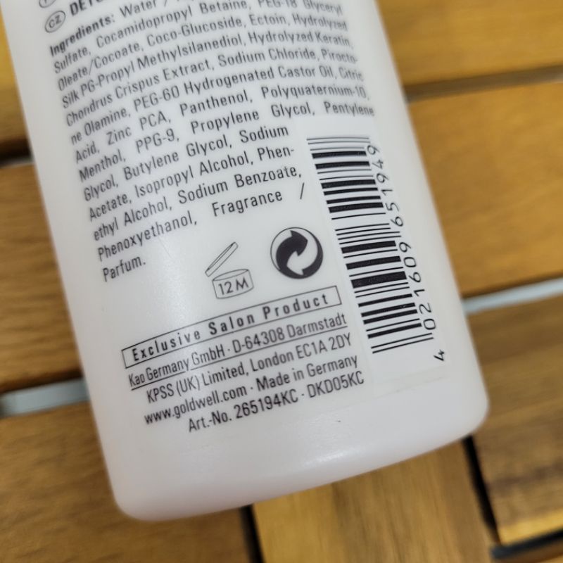 DẦU GỘI GOLDWELL THẢI ĐỘC KERASILK DETOXIFYING 250ML