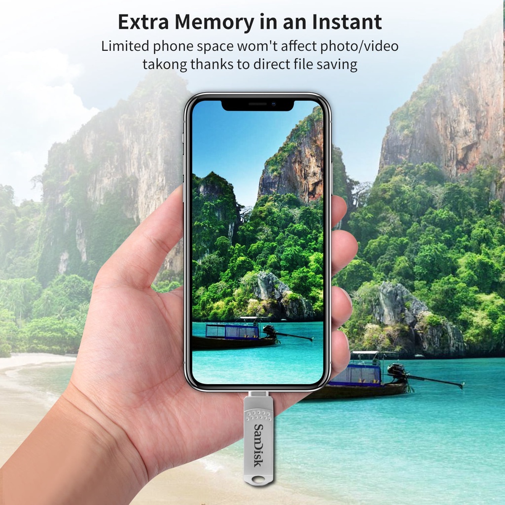 USB OTB 256GB dành cho điện thoại/ máy tính bàn tùy chọn