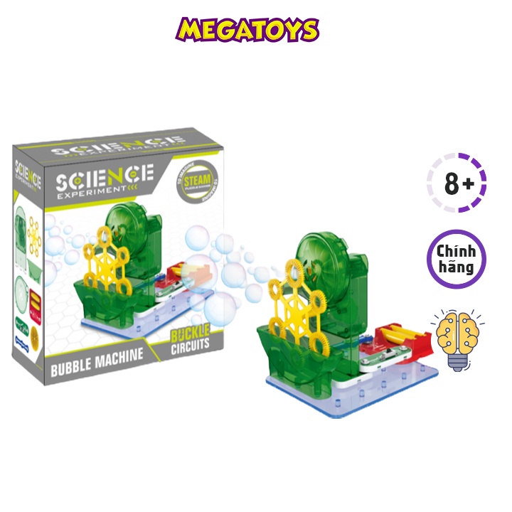 Đồ Chơi Giáo Dục Stem-Bộ Lắp Ráp Hệ Thống Thổi Bong Bóng Tự Động Sciene - 640