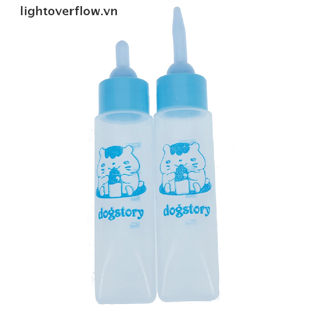 Bình Sữa Silicon 30ml Gắn Núm Ti Giả Nhỏ Cho Thú Cưng / Hamster / Mèo Cưng