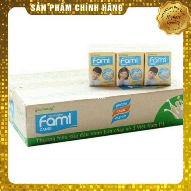 Thùng 36 hộp Sữa Đậu Nành Fami Hộp 200ml