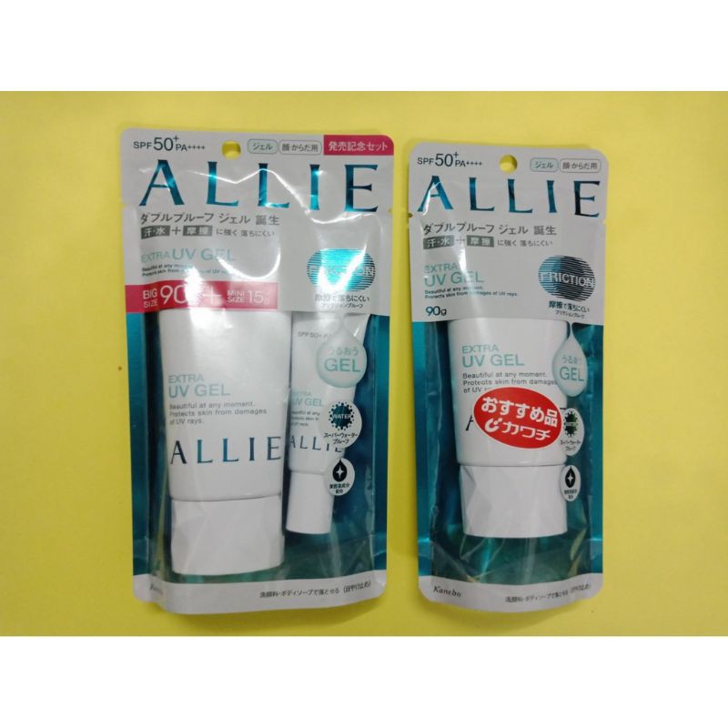 Kem Chống Nắng Allie Màu Xanh Extra UV Gel 90g Kanebo Nhật