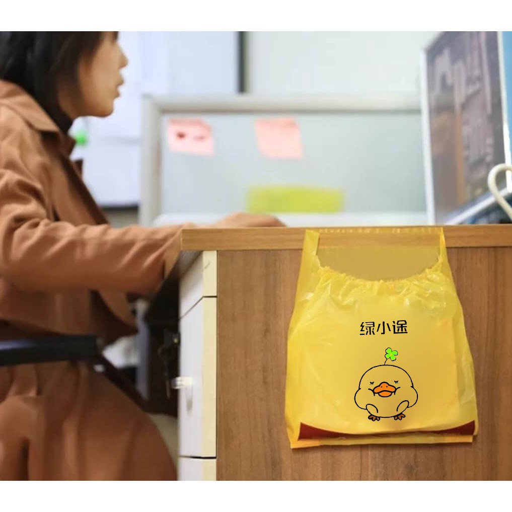 Túi đựng rác thiết kế hoạt hình treo xe ô tô dùng một lần thân thiện với môi trường