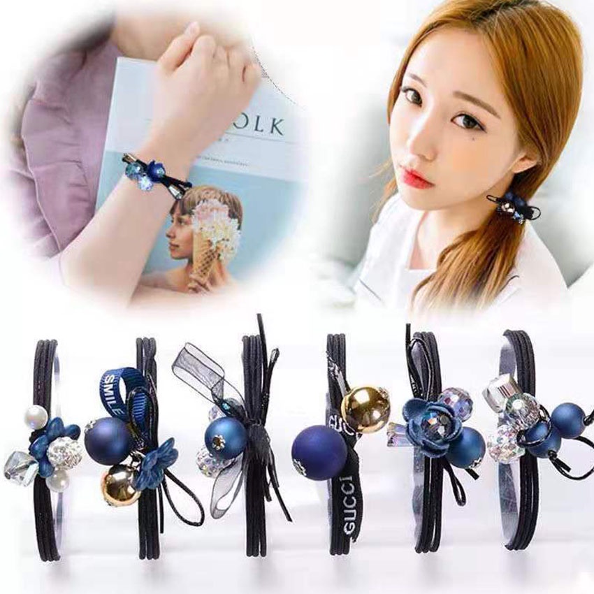 Dây buộc tóc nữ Ocean - Set 6 dây cột tóc dễ thương, bền đẹp - NASI Store