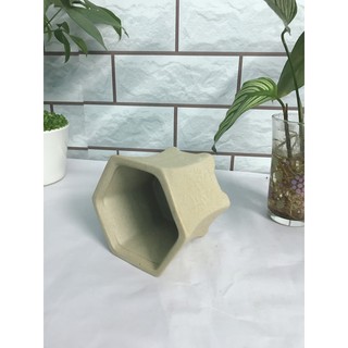 Chậu sứ lục giác