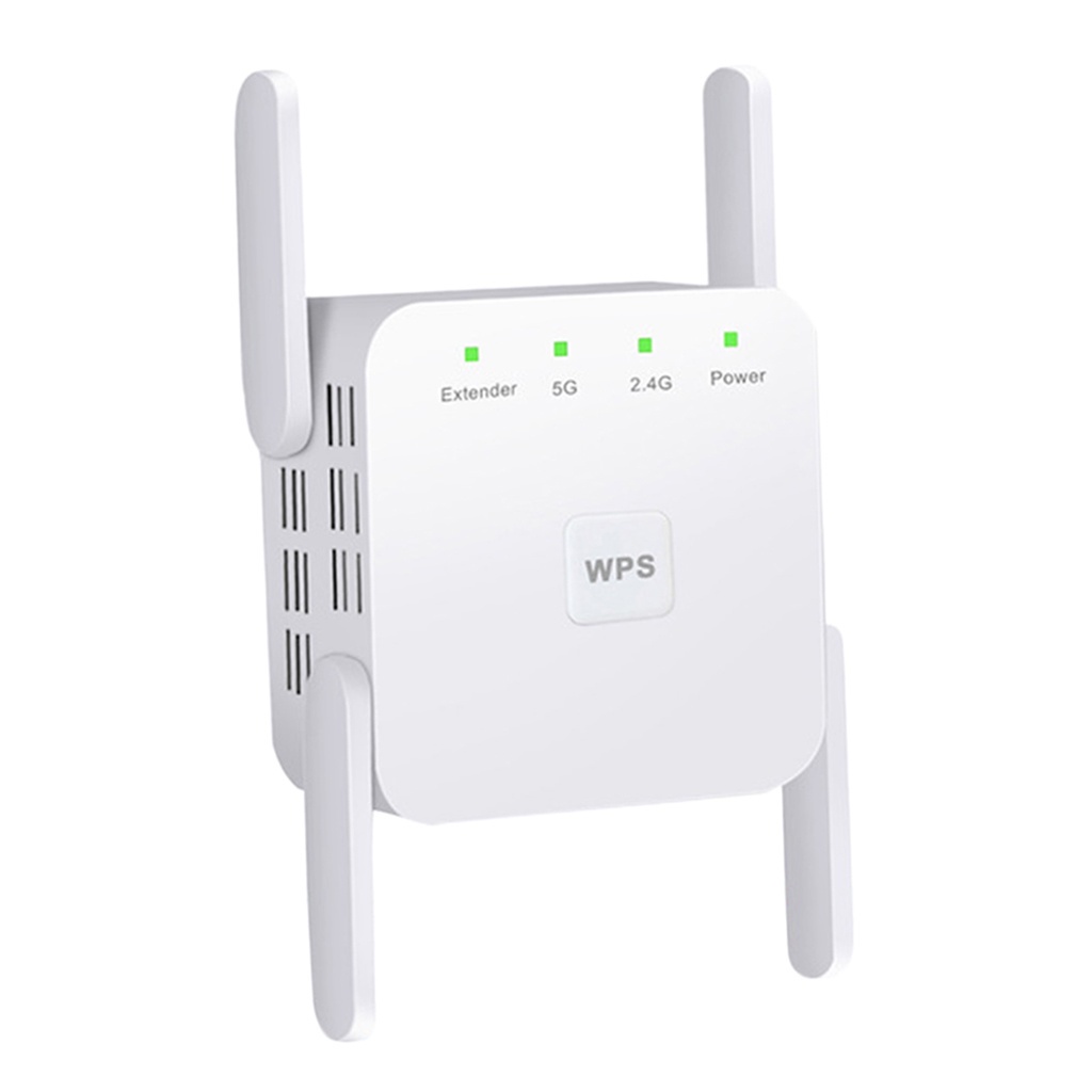 Bộ Lặp Sóng Wifi Không Dây 1200mbps 2.4g 5g 4 Ăng Ten Uk-Plug | BigBuy360 - bigbuy360.vn