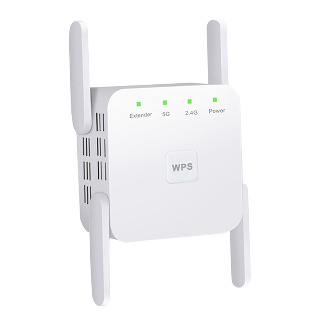 Thiết Bị Khuếch Đại Tín Hiệu Wifi Không Dây 1200mbps 2.4g 5g 4 Ăng Ten | WebRaoVat - webraovat.net.vn