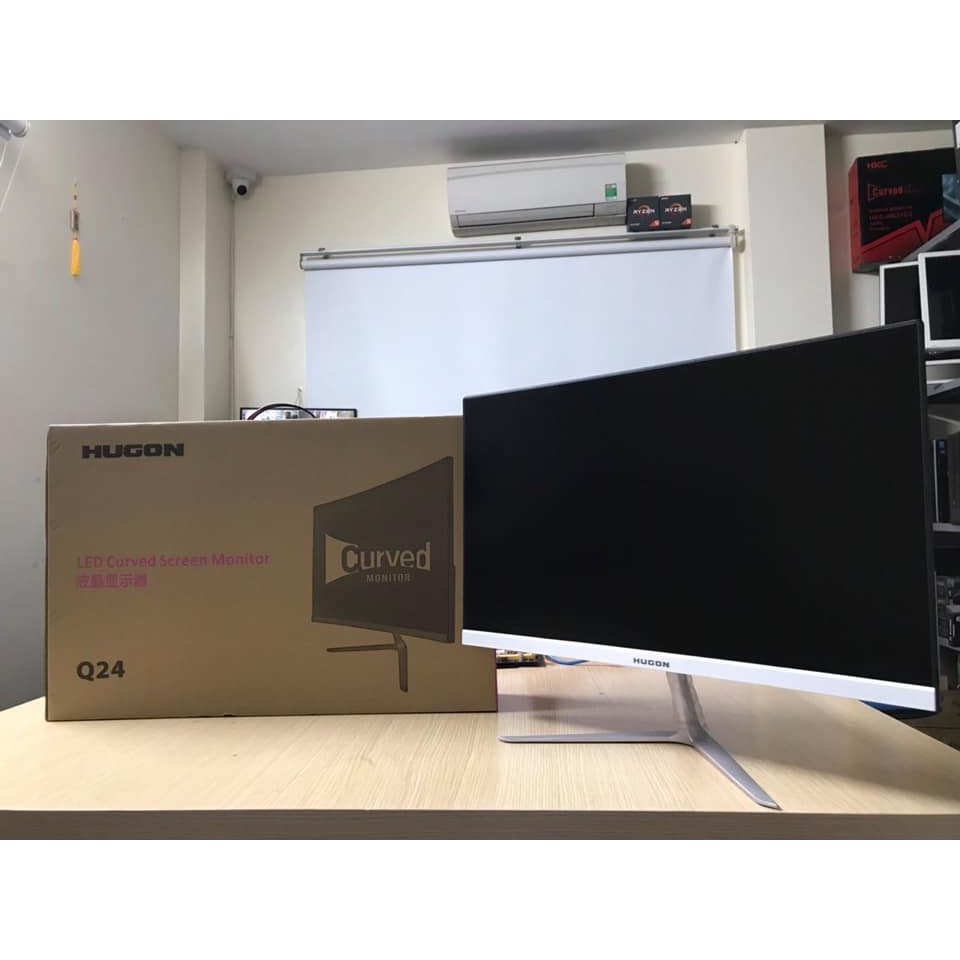 Màn Hình Máy Tính Cong Full Viền 24inch 75Hz Mới HUGON Q24 | BigBuy360 - bigbuy360.vn