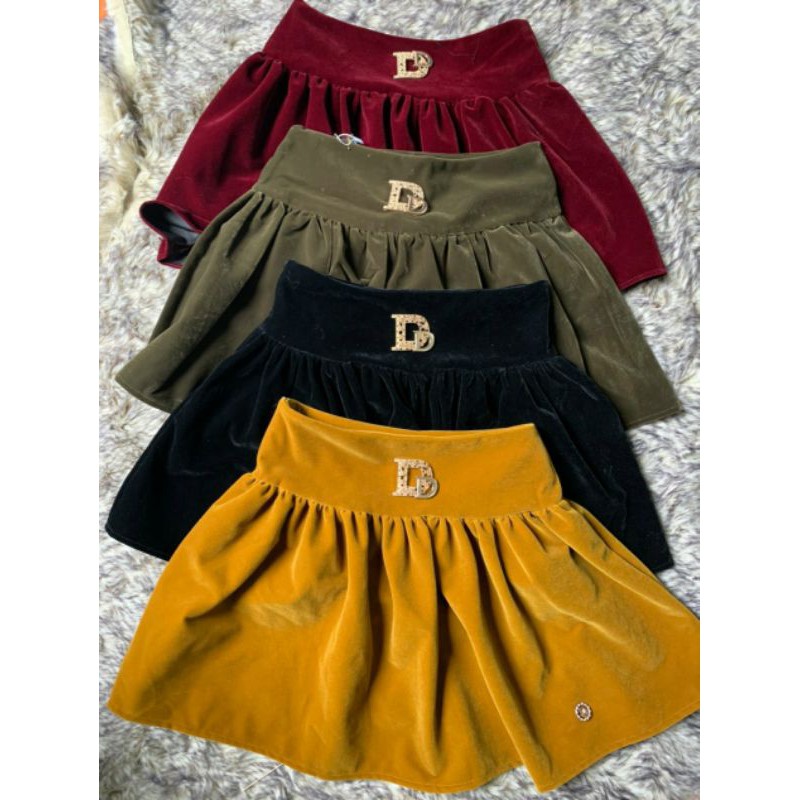 Chân Váy Nhung Cạp Cao Đính..DD..Cao Cấp Loại Đẹp Kèm Ảnh Thật { Bán Sỉ } | BigBuy360 - bigbuy360.vn