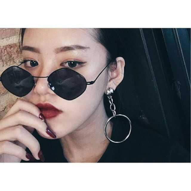 Kính uzzlang hình thoi nhiều màu