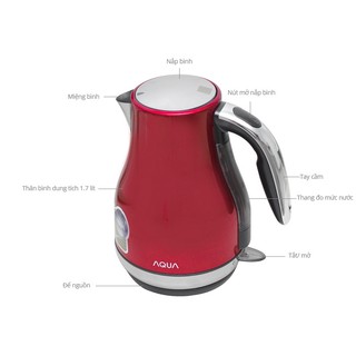 Ấm điện siêu tốc AQUA AJK-F794 1.7L (màu trắng) - PTV
