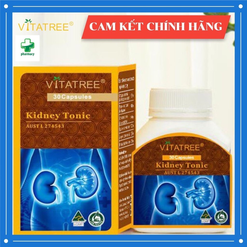 Bổ thận nam, nữ Vitatree Kidney tonic , lọ 100v, nhập khẩu Úc