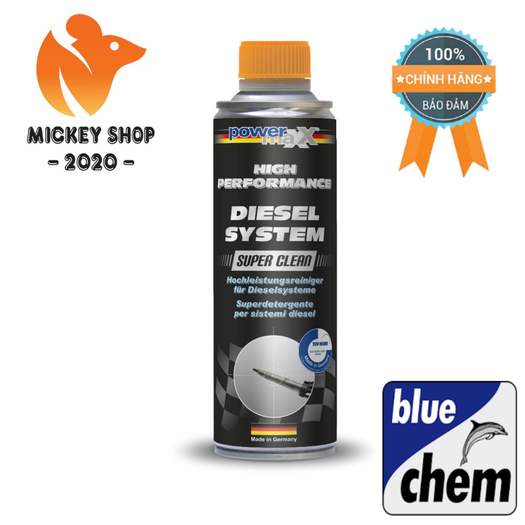 [ CAO CẤP ] Chai Siêu Vệ Sinh Hệ Thống Dầu Bluechem Diesel System Super Clean 33397E (350ml)