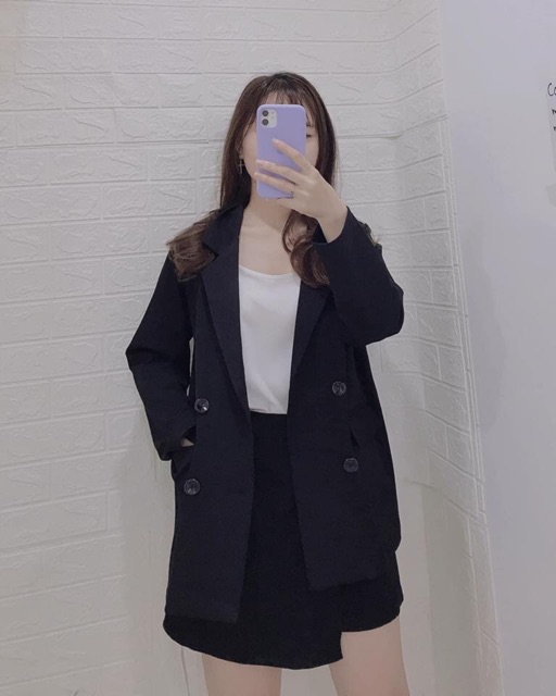 ÁO VEST ĐEN 2 LỚP | BigBuy360 - bigbuy360.vn