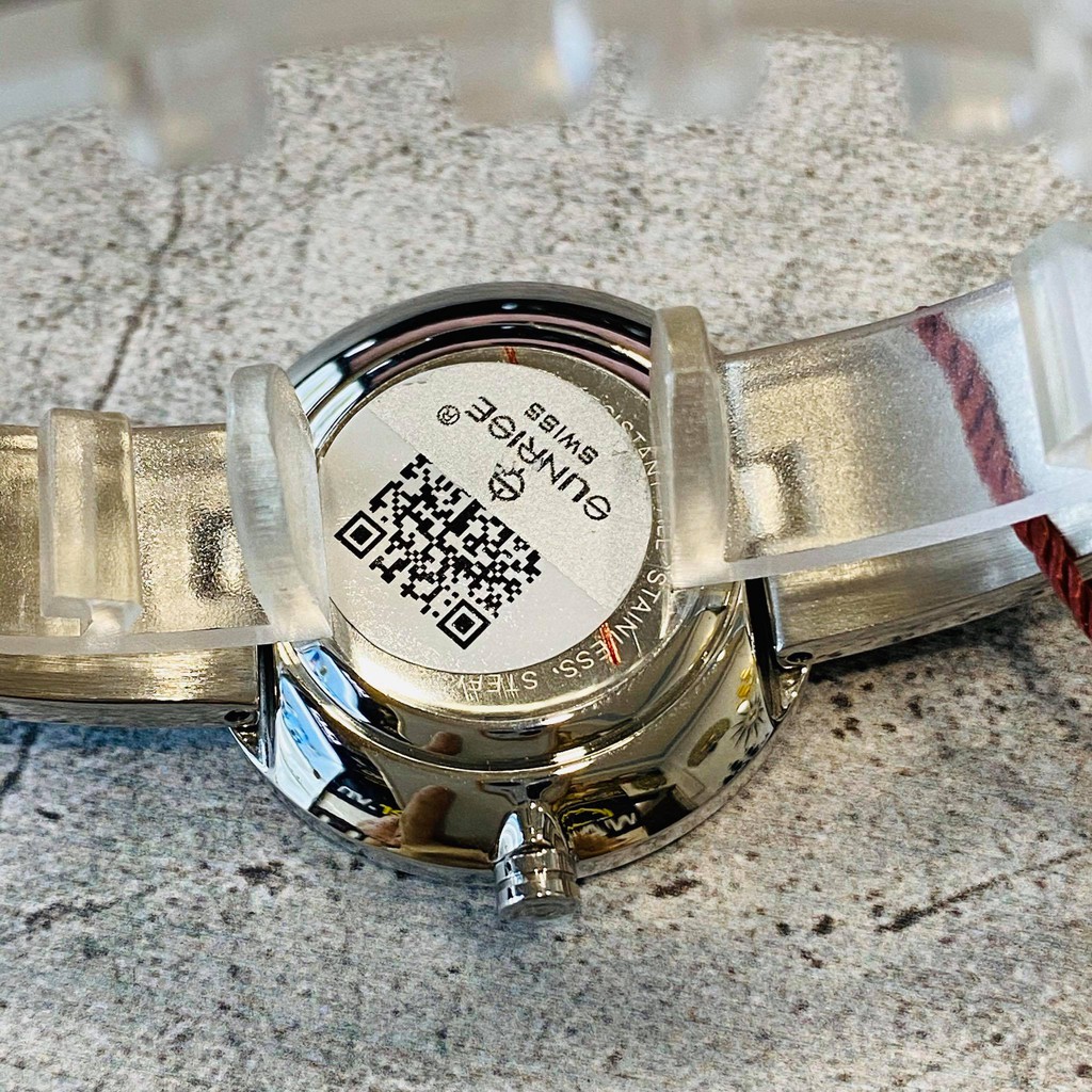 Đồng hồ Sunrise nữ chính hãng Nhật Bản L9968AA.D.D - kính saphire chống trầy - Đá Sw