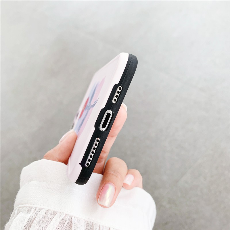 Ốp lưng iphone Hoa hồng IMD dày dặn viền nổi 5/5s/6/6plus/6s/6splus/7/7plus/8/8plus/x/xr/xs/11/12/pro/max/plus/promax | BigBuy360 - bigbuy360.vn