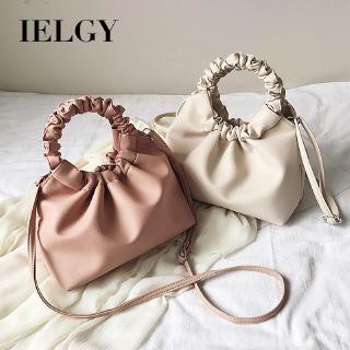 Túi đeo vai kiểu xếp ly nhỏ gọn thời trang IELGY