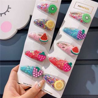 Set Kẹp Tóc Hoa Quả Siêu Kute Cho Bé