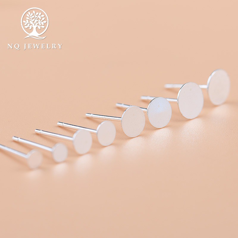 Combo 10 đinh bạc đầu dẹp - Ngọc Qúy Gemstones