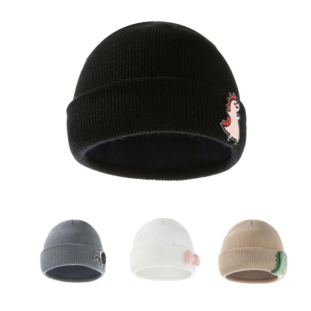 MELODG Mũ Beanie Mềm Mại Với Họa Tiết Thêu Dùng Cho Trẻ Từ 1 Tới 4 Tuổi, Từ 1 Tới 4 Tuổi