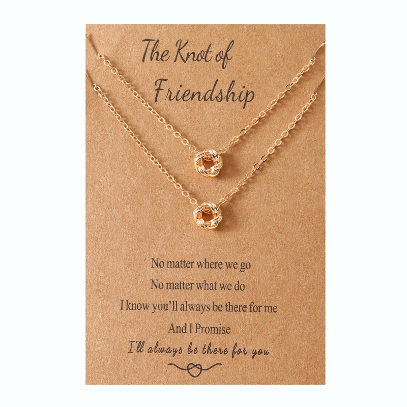 Set 2 Set 3 Vòng cổ Thắt Nút Best Friend Thời Trang Cho Nữ