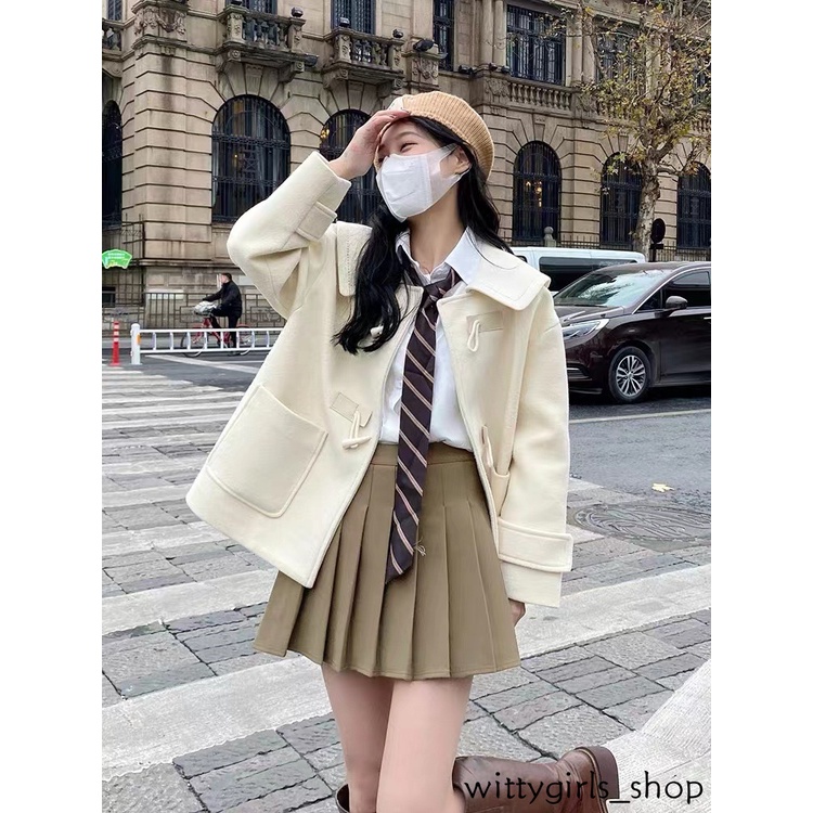 Wittygirls-áo Váy Tennis Xếp Ly Lưng Cao Mùa Hè Cho Nữ