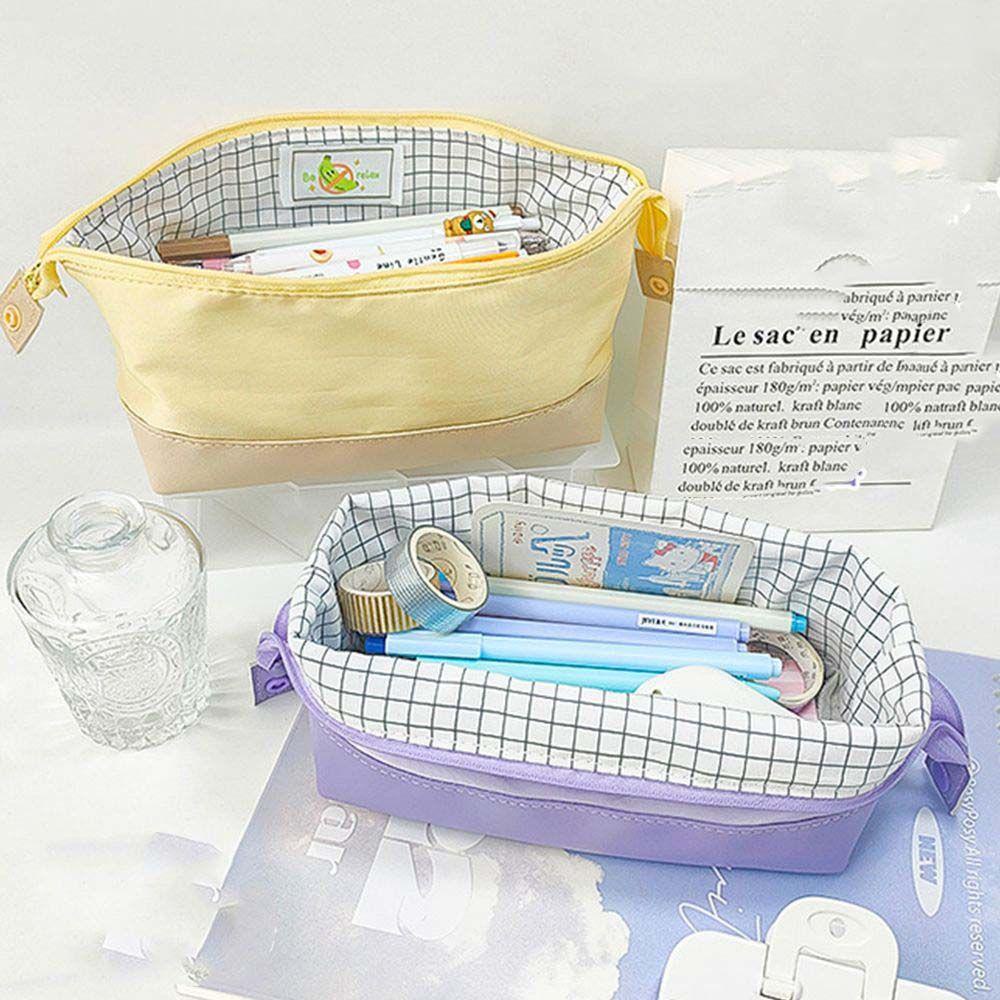 OCEANMAP Túi Đựng Mỹ Phẩm Màu Sắc Thời Trang Hàn Quốc