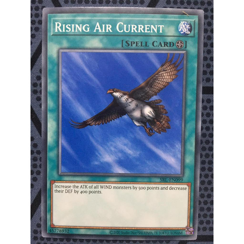 Bài yugioh thời đầu duel monster - Rising Air Current - SRL-EN099 - Common Unlimited