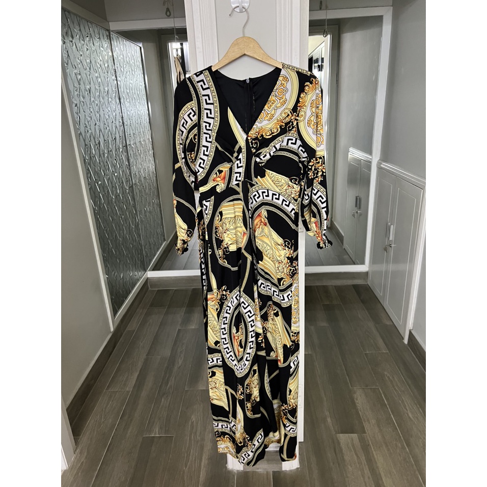 ĐẦM MAXI HỌA TIẾT SANG