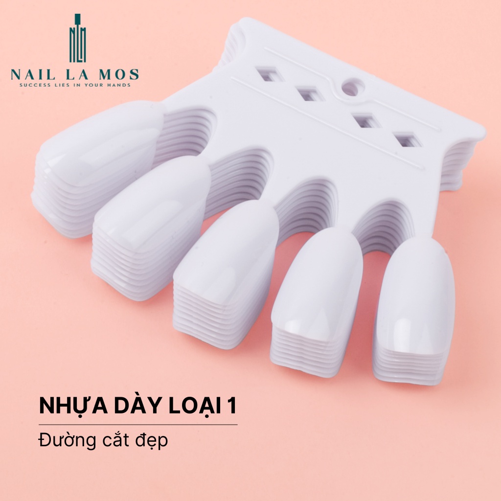 Móng mẫu vương miện tập sơn tập vẽ 1 bịch 10 vỉ 50 móng loại tốt
