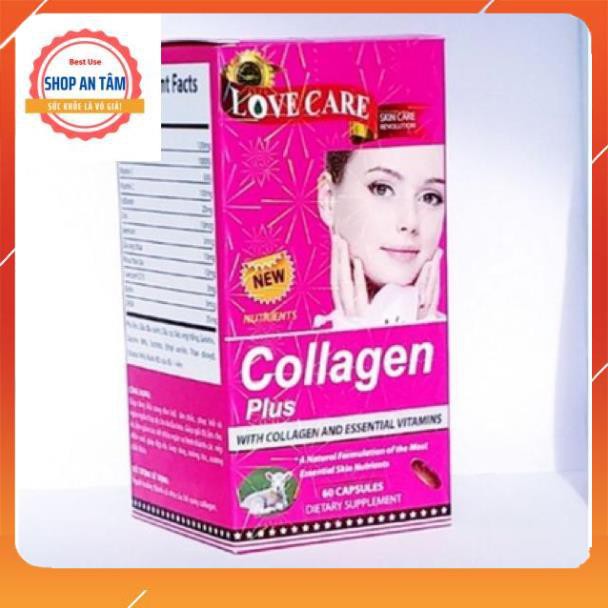 Collagen Plus (Hộp 60 viên)  Giúp tăng khả năng đàn hồi, phục hồi da lão hóa